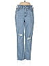 Madewell Hearts Blue Jeans Size 26 waist - photo 1