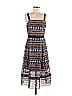 Antonio Melani 100% Nylon Print Blue Casual Dress Size 6 - photo 1