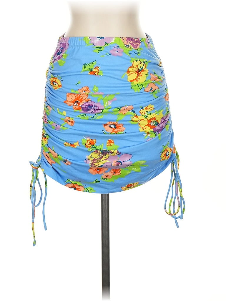 Pre-owned Wayf Casual Skirt In Blue