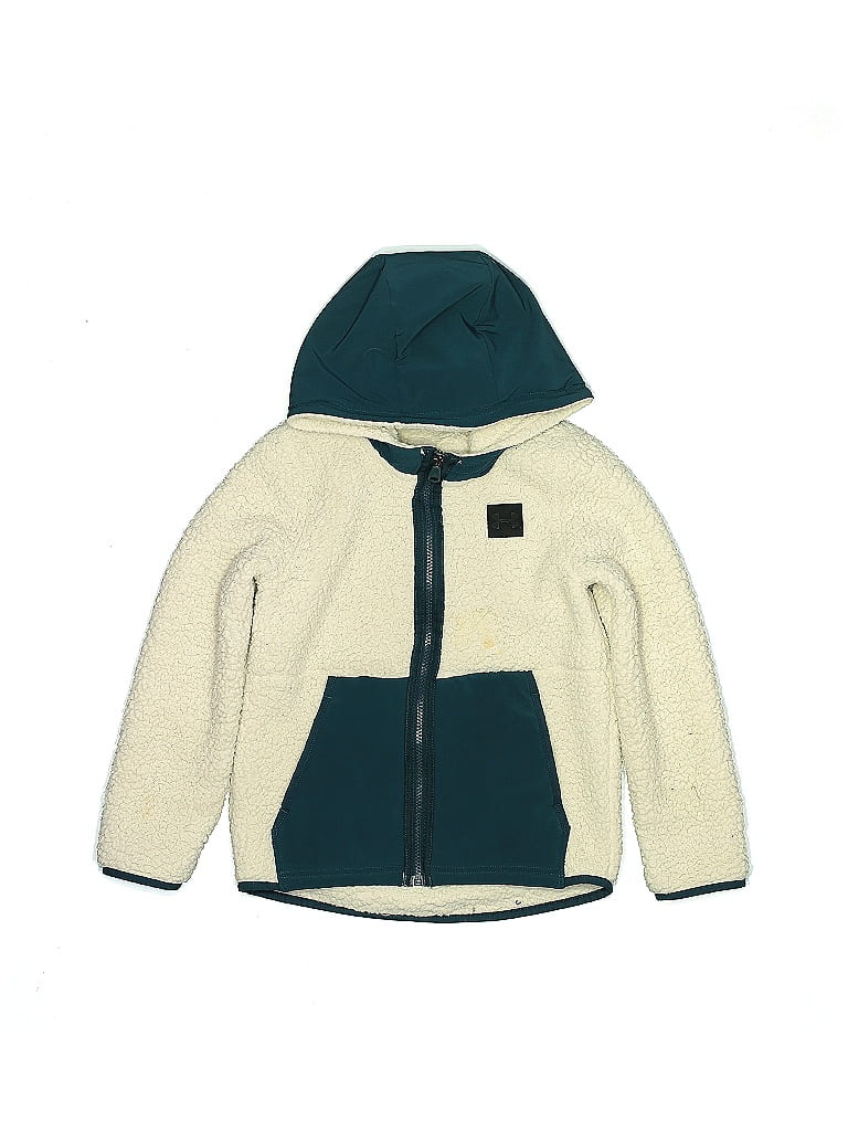 Under Armour 100% Polyester Teal Ivory Fleece Jacket Size S (big kids) - photo 1