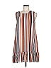 Jack by BB Dakota 100% Polyester Stripes Orange Casual Dress Size M - photo 1