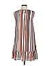 Jack by BB Dakota 100% Polyester Stripes Orange Casual Dress Size M - photo 2