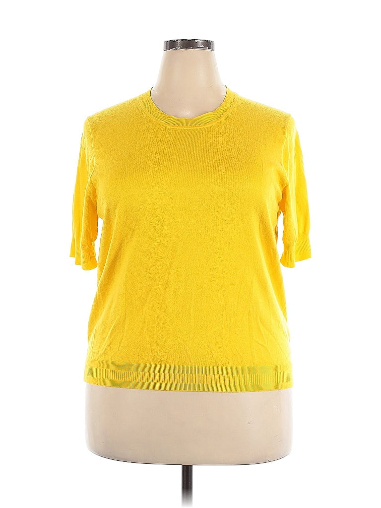 Sweater By J Crew In Red, Size: 2x