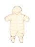 Baby Gap 100% Polyester Ivory One Piece Snowsuit Size 0-3 mo - photo 1