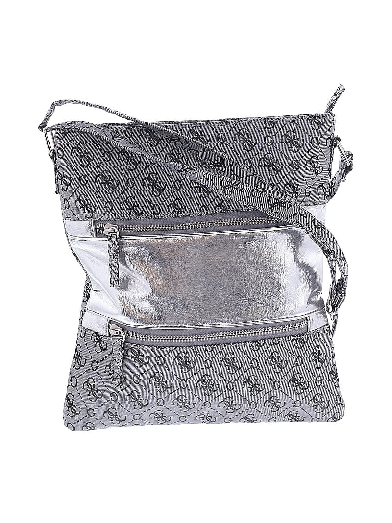 Unbranded Graphic Silver Gray Crossbody Bag One size - photo 1