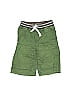 Mini Boden 100% Cotton Solid Green Cargo Shorts Size 5 (big kids) - photo 1