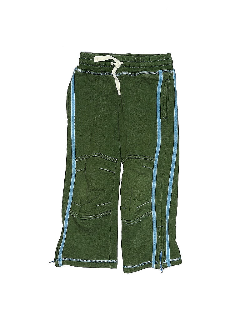 Mini Boden 100% Cotton Green Track Pants Size 5T - photo 1