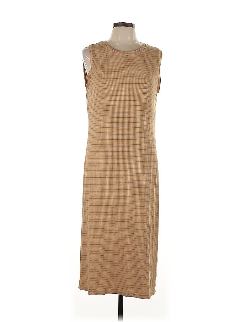 Pre-owned Mod Ref Casual Dress In Brown
