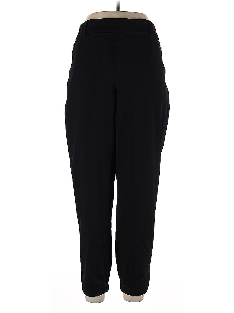 Pre-owned Lands' End Casual Pants In Black