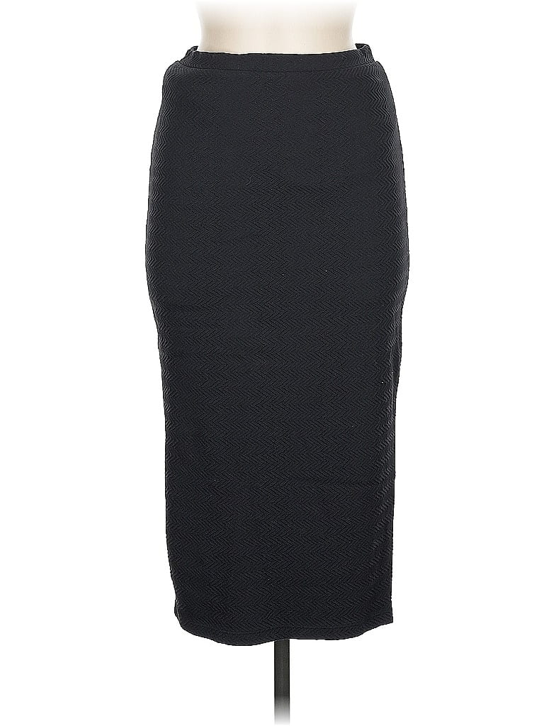 Pre-owned Unbranded Formal Skirt In Black