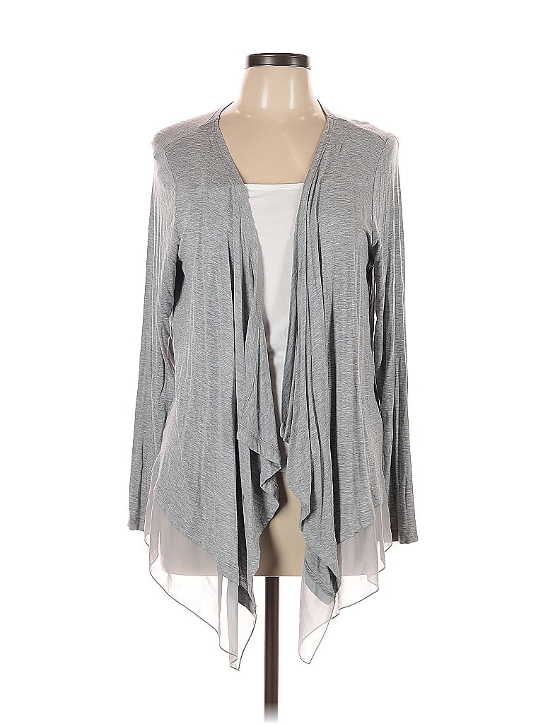 Dana Buchman Gray Cardigan Size L - photo 1