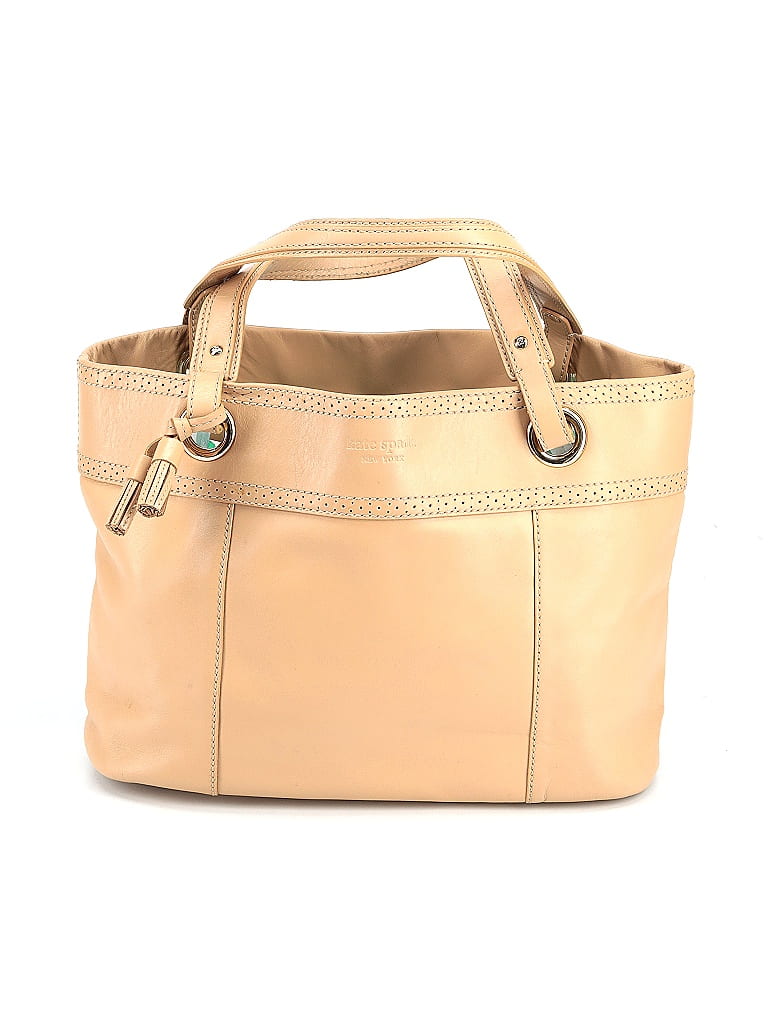 Kate Spade New York 100% Leather Solid Tan Leather Tote One size - photo 1