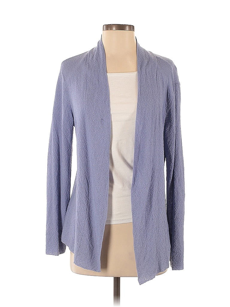Veste En Laine 100% Eileen Fisher - Bleu - Taille L - Neuve Sans étiquettes