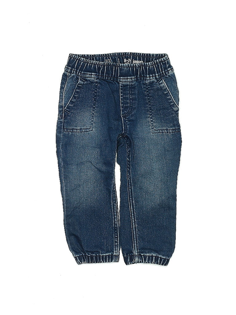 Baby Gap Solid Blue Jeans Size 18-24 mo - photo 1