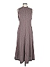 Donna Morgan Chevron-herringbone Gray Casual Dress Size 6 - photo 5
