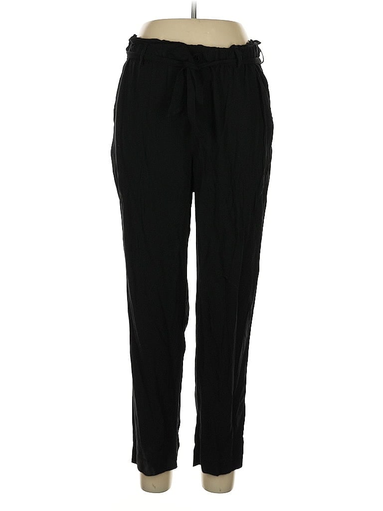 Pre-owned H&m Casual Pants In Black