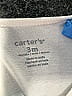 Carter's 100% Cotton Ivory Short Sleeve Onesie 0-3 MO / 3 MO - photo 3
