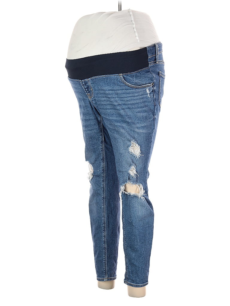 Old Navy - Maternity Blue Jeans Size 6 - photo 1