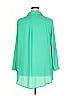 Cj Banks Color Block Teal 3/4 Sleeve Button-Down Shirt Size 2X - photo 2
