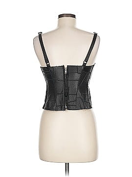 Understated Leather Sleeveless Top (view 2)