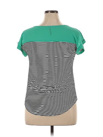Ashley Blue Short Sleeve Top (view 2)