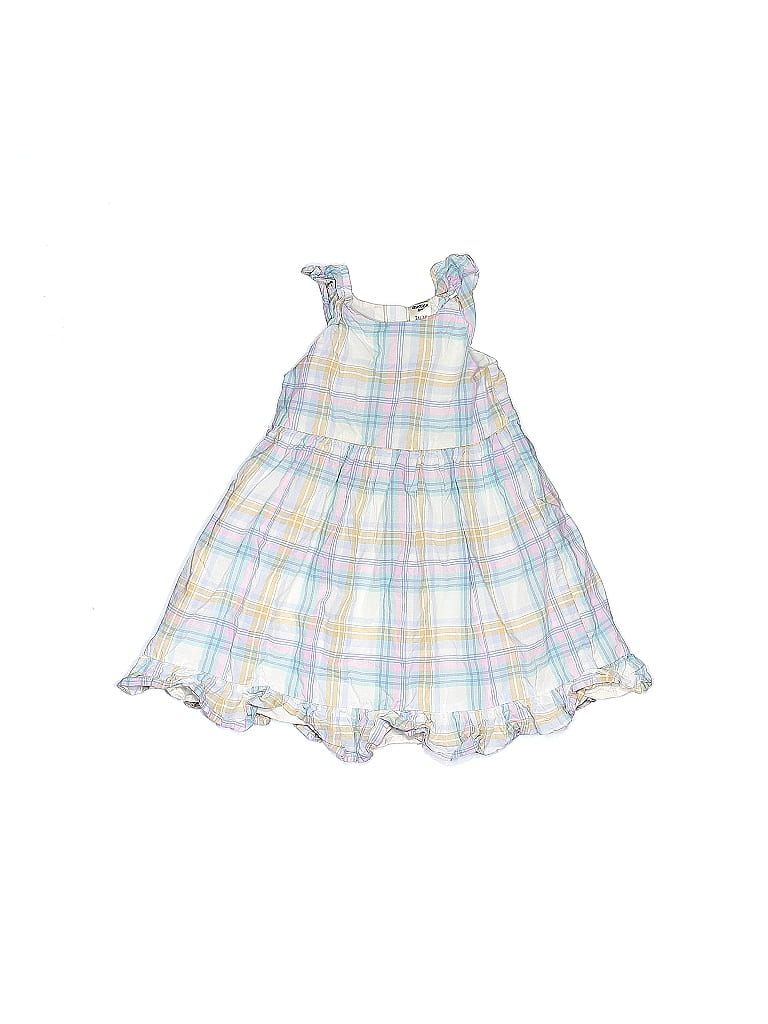 OshKosh B'gosh 100 Cotton Plaid Blue Dress Size 2T 46 off ThredUp