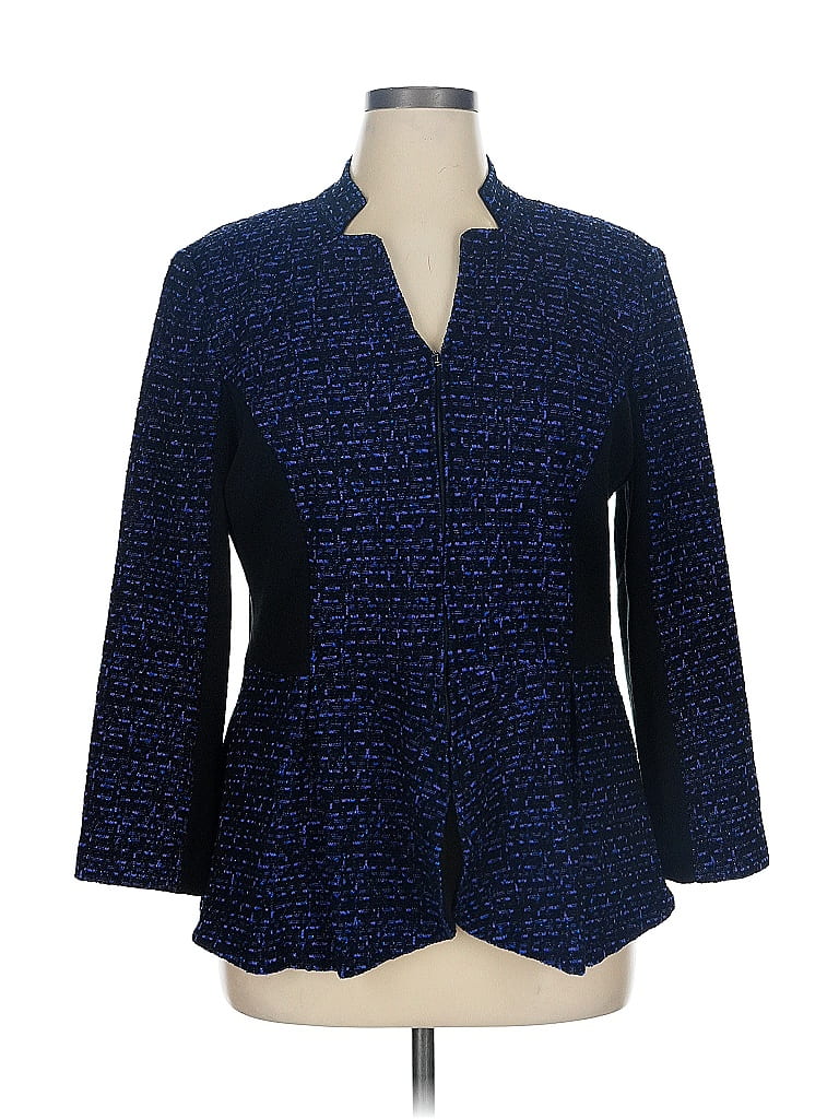 MING WANG Blue Blazer Size XL - 71% off | ThredUp