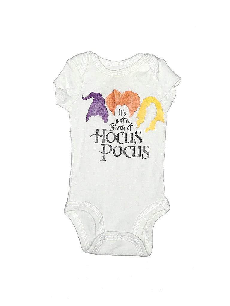 Click to view more detailed imagery on our partner's website Pre-owned Just One You Made By Carter's Babies' Short Sleeve Onesie In White