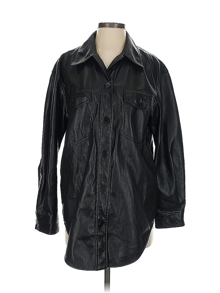 Wilfred 100% Polyurethane Black Raincoat Size S - photo 1