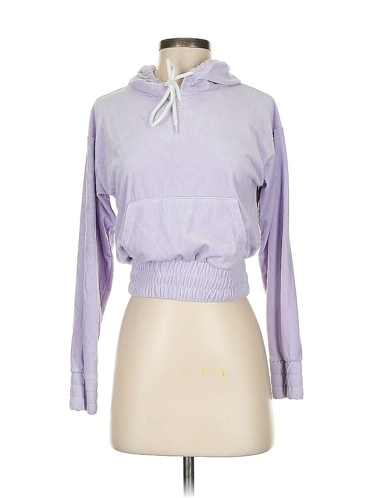 Pre-owned Love, Fire Pullover Hoodie In Purple