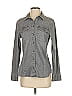 Massimo Dutti Gray Long Sleeve Button-Down Shirt Size L - photo 1