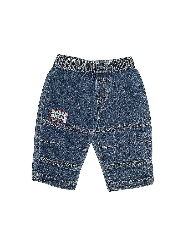 Kids Play 100% Cotton Blue Jeans Size 3-6 mo - photo 1