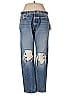Khaite Hearts Blue Jeans Size 28 waist - photo 1
