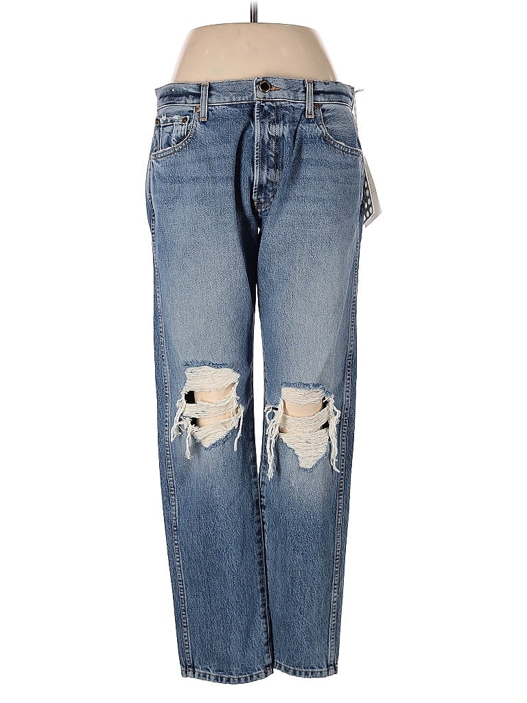 Khaite Hearts Blue Jeans Size 28 waist - photo 1