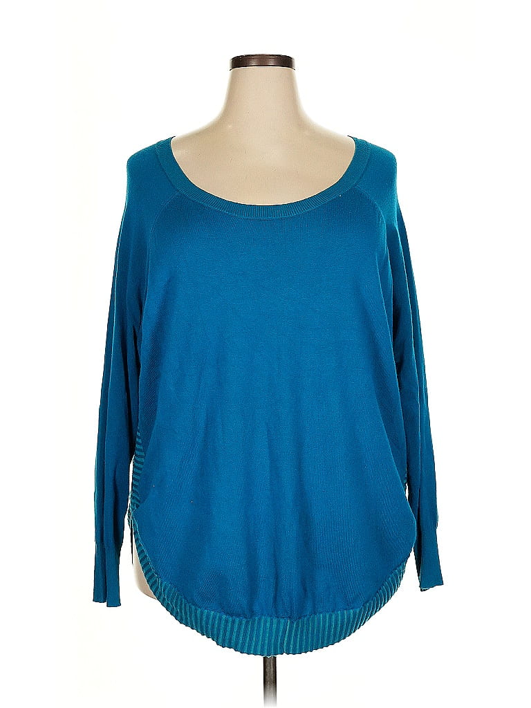 Lane Bryant Outlet Blue Pullover Sweater Size 18 - photo 1