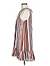 Jack by BB Dakota 100% Polyester Stripes Orange Casual Dress Size M - photo 5
