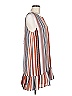 Jack by BB Dakota 100% Polyester Stripes Orange Casual Dress Size M - photo 4
