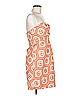 Tibi Print Orange Cocktail Dress Size 6 - photo 4