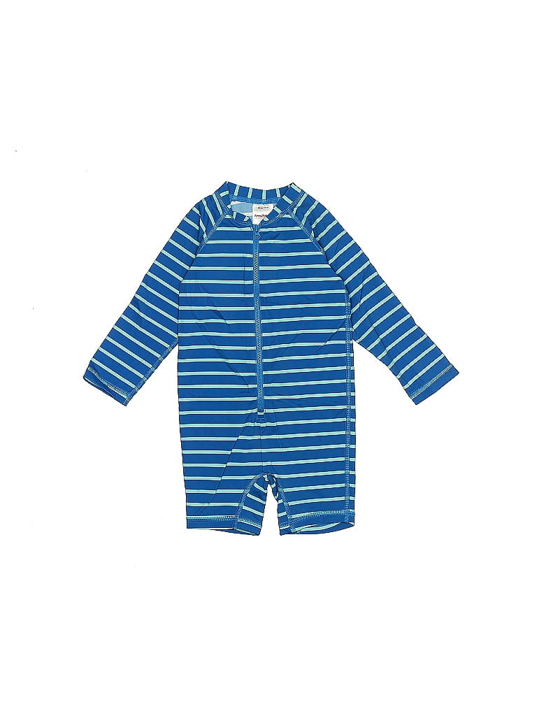 Maillot De Bain Hanna Andersson Jaune Et Bleu Taille 2T - Occasion Très Bon état