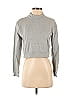 TNA Silver Long Sleeve Turtleneck Size S - photo 1