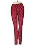 Alo Animal Print Red Leggings Size S - photo 1