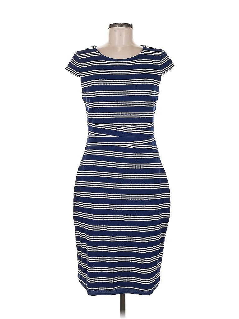 Pre-owned Lark & Ro Casual Dress In Blue