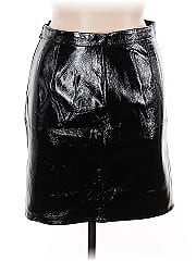 Armani Exchange Faux Leather Skirt