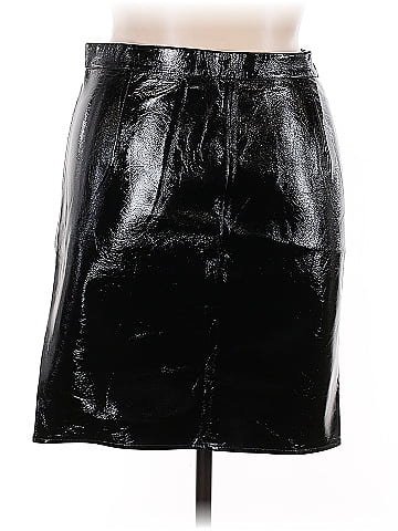 Armani Exchange Faux Leather Skirt (view 2)