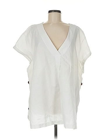 ELOQUII Short Sleeve Blouse (view 1)