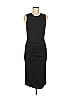 Halston Heritage Solid Black Cocktail Dress Size M - photo 1
