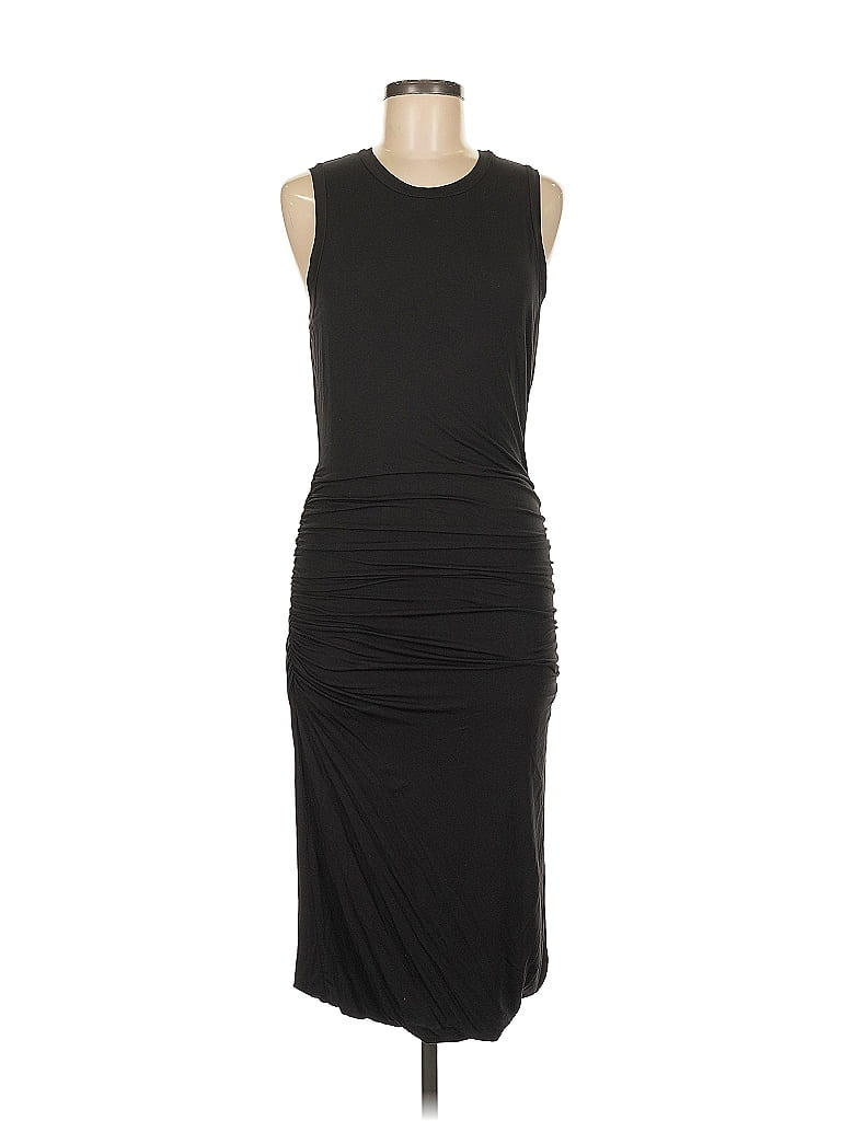 Halston Heritage Solid Black Cocktail Dress Size M - photo 1