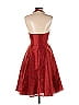 Halston Heritage 100% Polyester Red Cocktail Dress Size 2 - photo 2