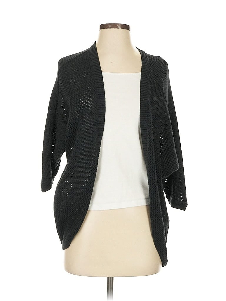Pre-owned Gap Cardigan Sweater In Black