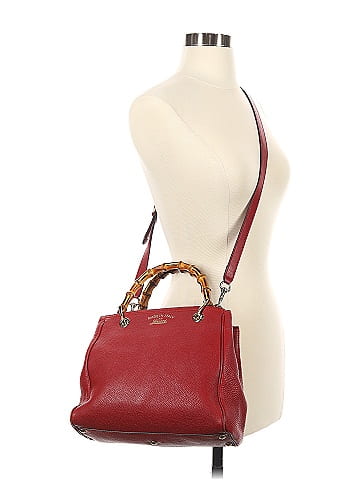 Gucci Leather Bamboo Satchel (view 2)